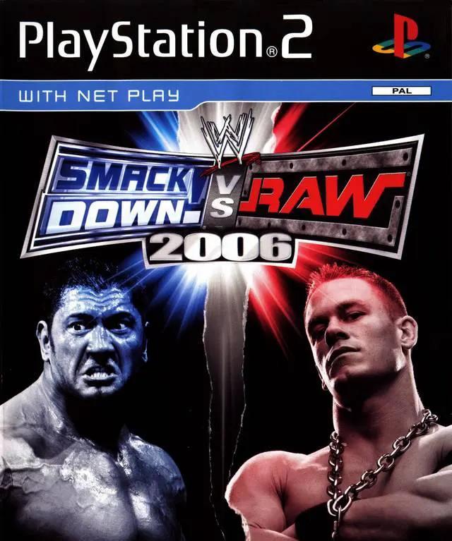 Game | Sony PlayStation PS2 | SmackDown Vs Raw 2006 Physical Video Games Game Sony