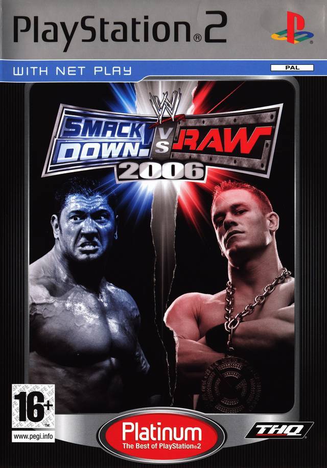 Game | Sony PlayStation PS2 | SmackDown Vs Raw 2006 (Platinum)