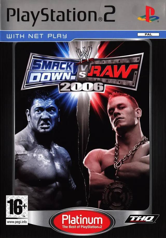 Game | Sony PlayStation PS2 | SmackDown Vs Raw 2006 (Platinum) Physical Video Games Game Sony