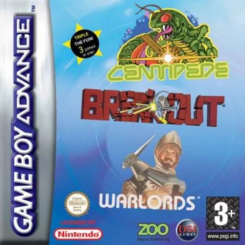Game | Nintendo Game Boy Advance GBA | Centipede & Breakout & Warlords Physical Video Games Game Nintendo