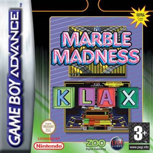 Game | Nintendo Game Boy Advance GBA | Marble Madness & Klax