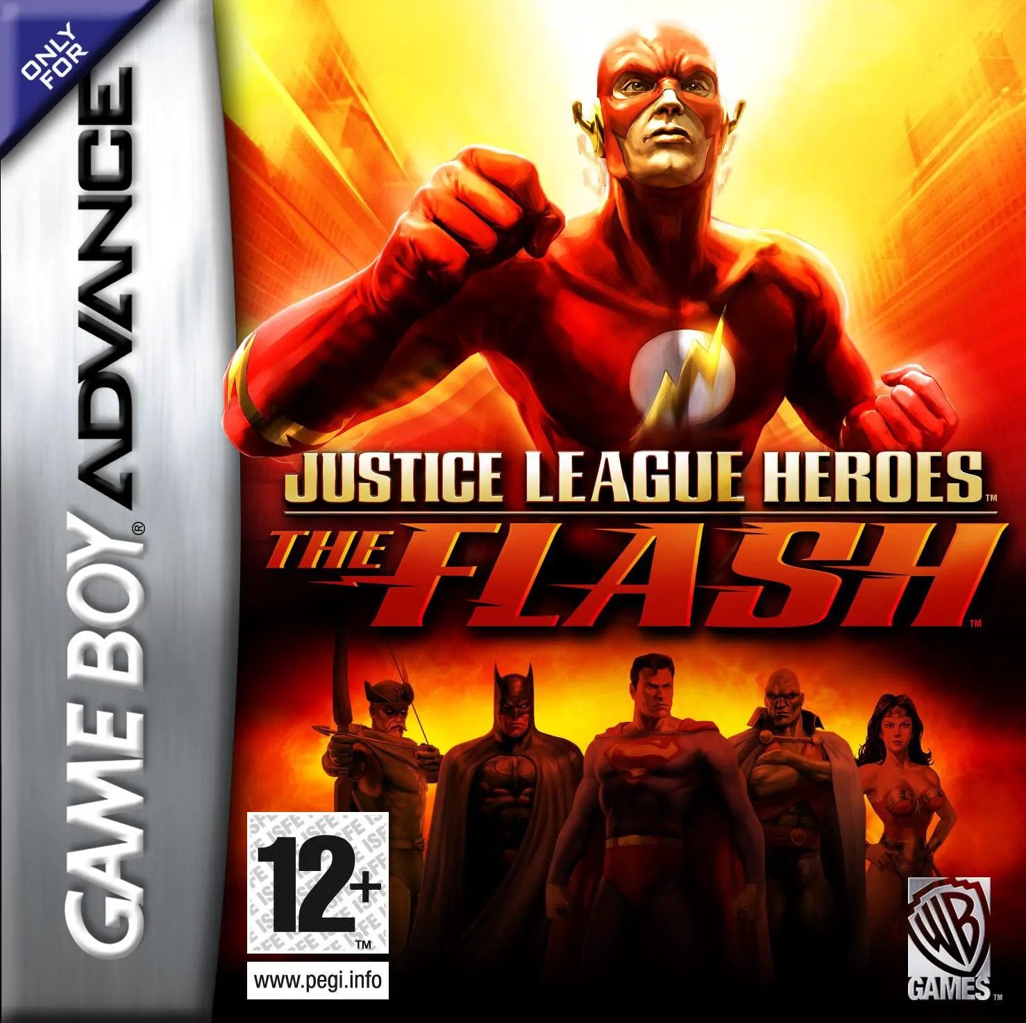 Game | Nintendo Game Boy Advance GBA | Justice League Heroes: The Flash Physical Video Games Game Nintendo