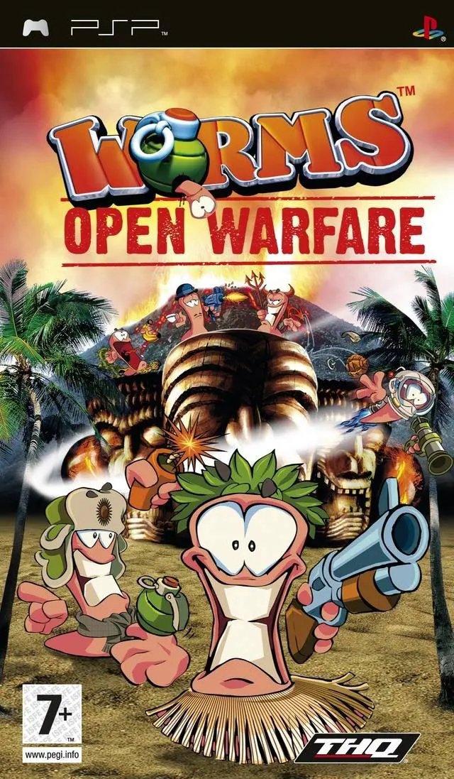 Game | Sony PSP | Worms: Open Warfare Physical Video Games Game Sony