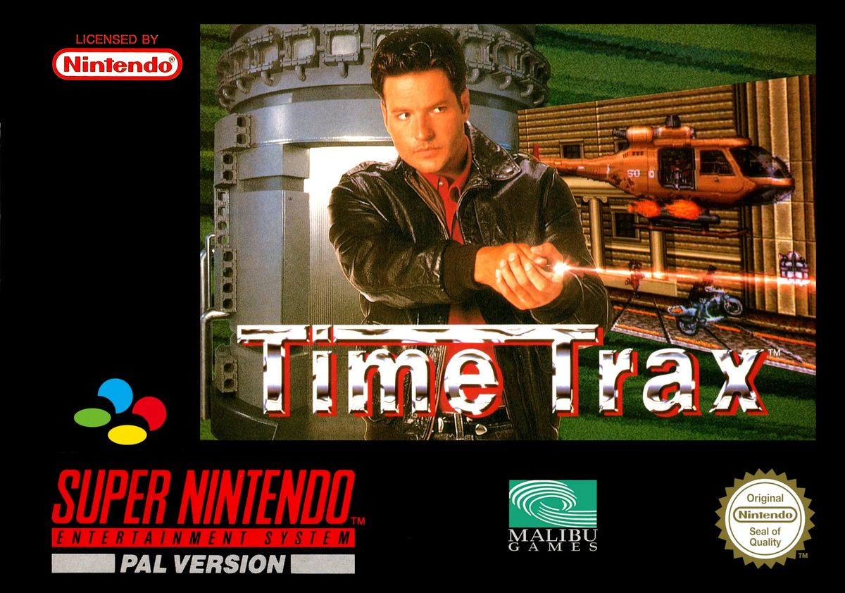 Game | Super Nintendo SNES | Time Trax Physical Video Games Game Nintendo