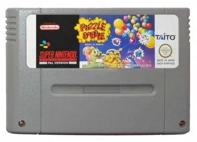 Game | Super Nintendo SNES | Puzzle Bobble Physical Video Games Game Nintendo