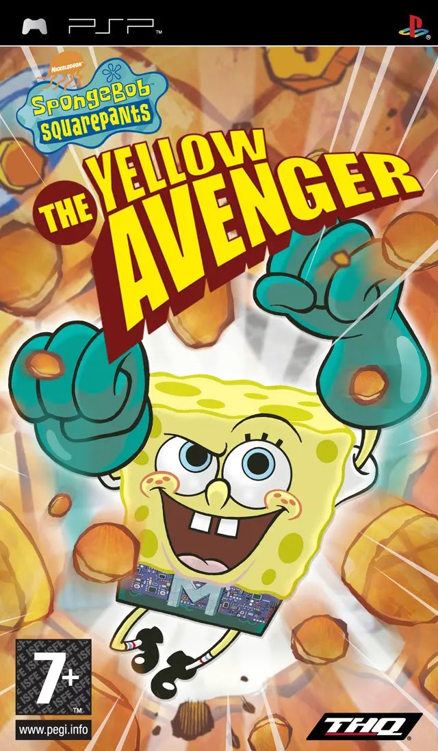 Game | Sony PSP | SpongeBob SquarePants: The Yellow Avenger Physical Video Games Game Sony