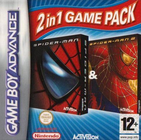 Game | Nintendo Game Boy Advance GBA | Spiderman & Spiderman 2