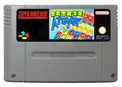 Game | Super Nintendo SNES | Tetris Attack Physical Video Games Game Nintendo