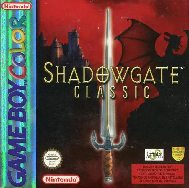 Game | Nintendo Game Boy Color GBC | Shadowgate Classic Physical Video Games Game Nintendo