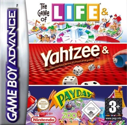 Game | Nintendo Game Boy Advance GBA | Life & Yahtzee & Payday