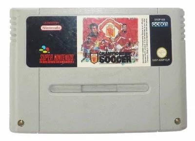 Game | Super Nintendo SNES | Manchester United Championship Soccer Physical Video Games Game Nintendo