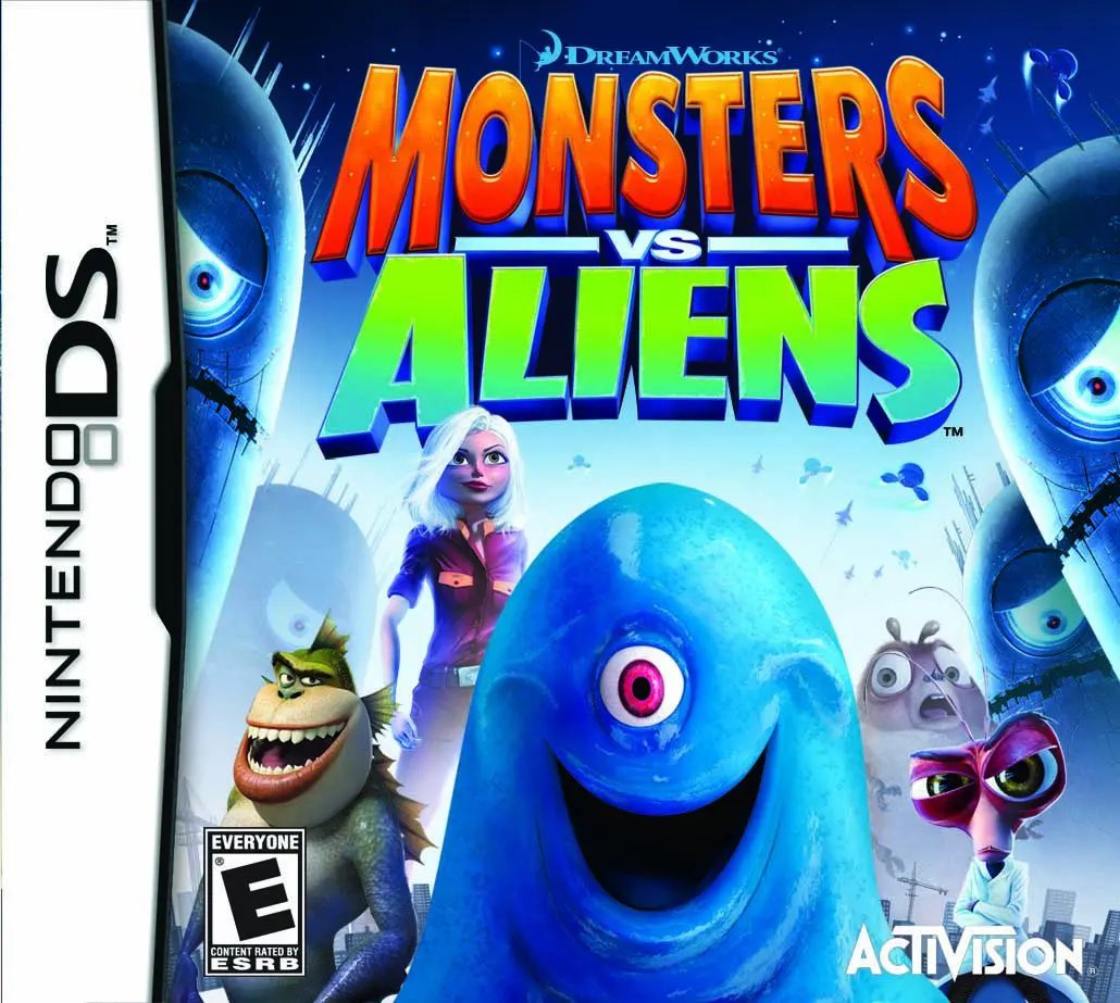 Game | Nintendo DS | Monsters Vs. Aliens Physical Video Games Game Nintendo