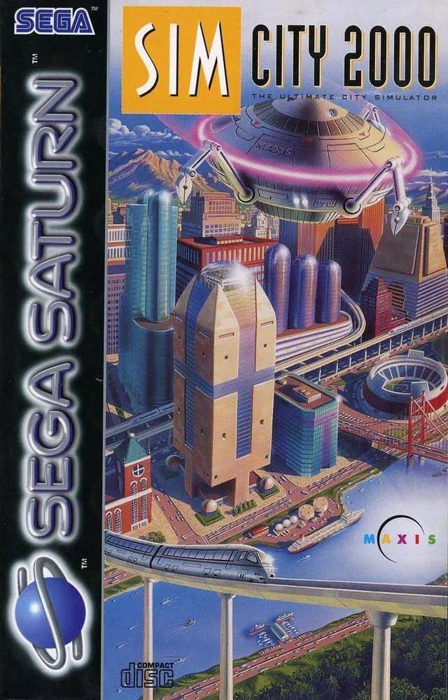 Game | Sega Saturn | SimCity 2000 Physical Video Games Game Sega