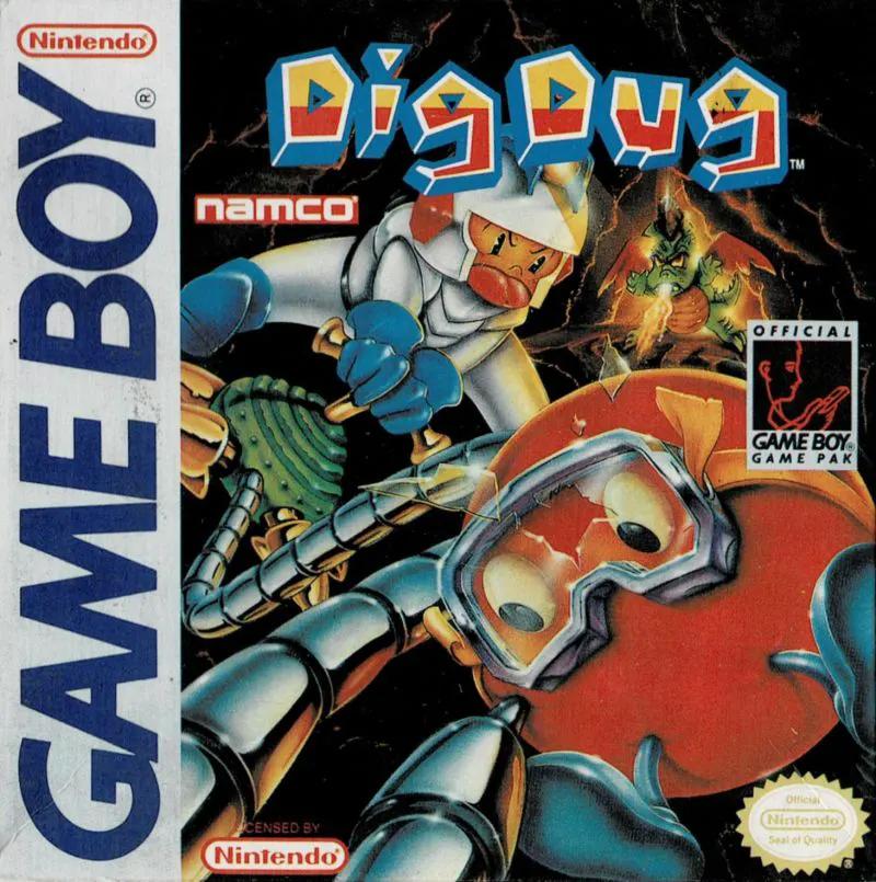 Game | Nintendo Game Boy GB | Dig Dug Physical Video Games Game Nintendo