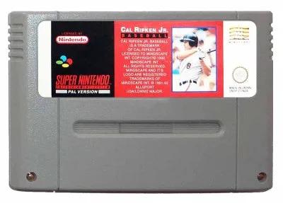 Game | Super Nintendo SNES | Cal Ripken Jr. Baseball Physical Video Games Game Nintendo
