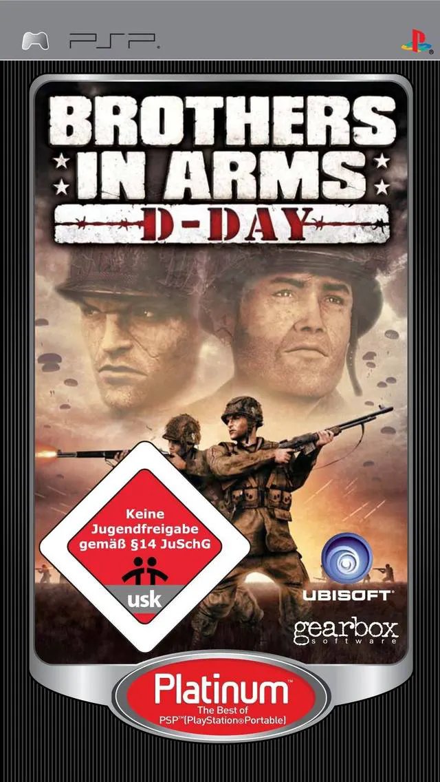 Game | Sony PSP | Brothers In Arms: D-Day (Platinum) Physical Video Games Game Sony