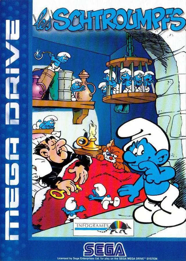 Game | Sega Mega Drive | The Smurfs Physical Video Games Game Sega