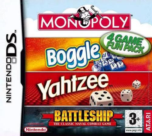 Game | Nintendo DS | Monopoly & Boggle & Yahtzee & Battleship Physical Video Games Game Nintendo