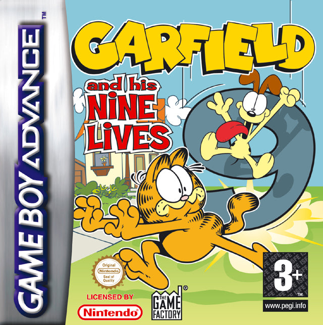 Game | Nintendo Game Boy Advance GBA | Garfield And His Nine Lives