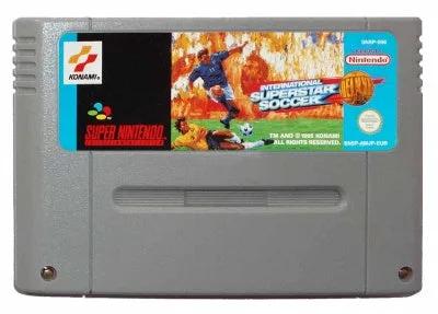 Game | Super Nintendo SNES | International Superstar Soccer Deluxe Physical Video Games Game Nintendo