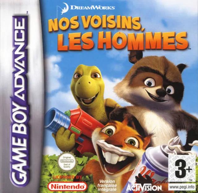 Game | Nintendo Game Boy Advance GBA | Over The Hedge Physical Video Games Game Nintendo