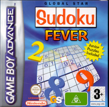 Game | Nintendo Game Boy Advance GBA | Sudoku Fever