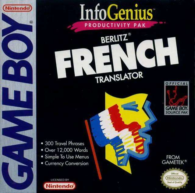 Game | Nintendo Game Boy GB | Berlitz French Translator Physical Video Games Game Nintendo