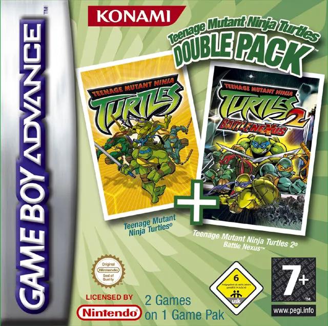 Game | Nintendo Game Boy Advance GBA | Teenage Mutant Ninja Turtles Double Pack Physical Video Games Game Nintendo