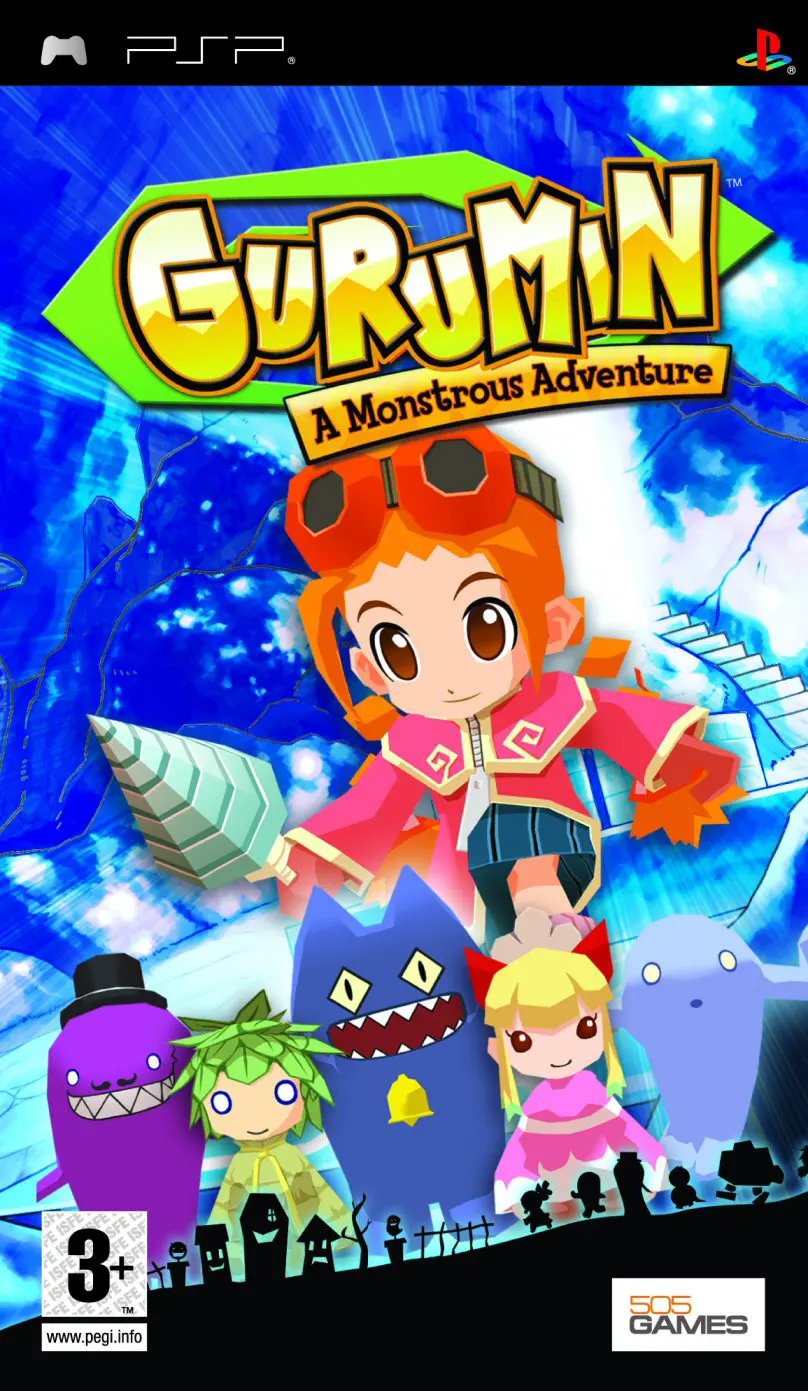 Game | Sony PSP | Gurumin: A Monstrous Adventure Physical Video Games Game Sony