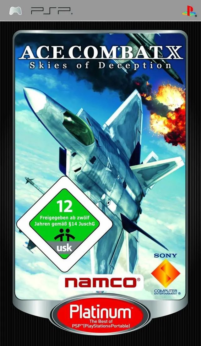Game | Sony PSP | Ace Combat X: Skies Of Deception (Platinum) Physical Video Games Game Sony
