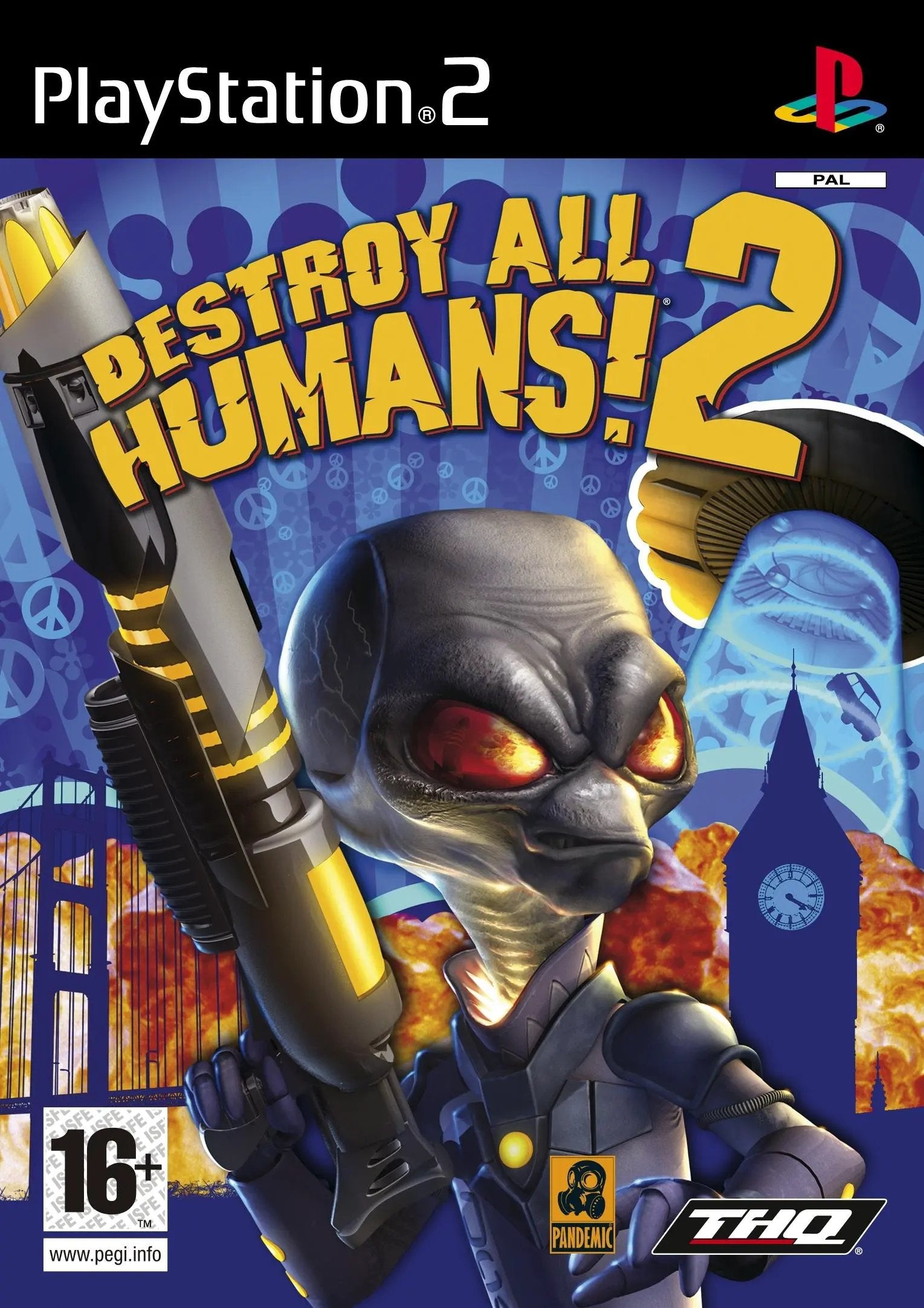 Game | Sony PlayStation PS2 | Destroy All Humans 2 Physical Video Games Game Sony