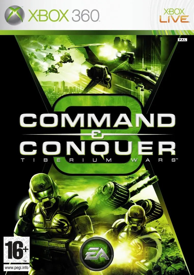 Game | Xbox 360 | Command & Conquer 3: Tiberium Wars Physical Video Games Game Microsoft