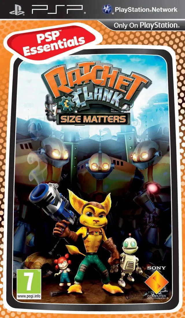 Game | Sony PSP | Ratchet & Clank: Size Matters (Essentials) Physical Video Games Game Sony