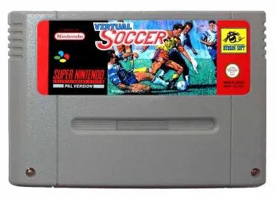 Game | Super Nintendo SNES | Virtual Soccer Physical Video Games Game Nintendo
