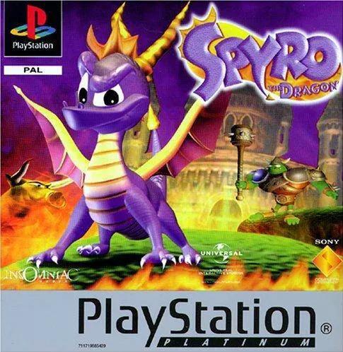 Game | Sony PlayStation PS1 | Spyro The Dragon (Platinum) Physical Video Games Game Sony