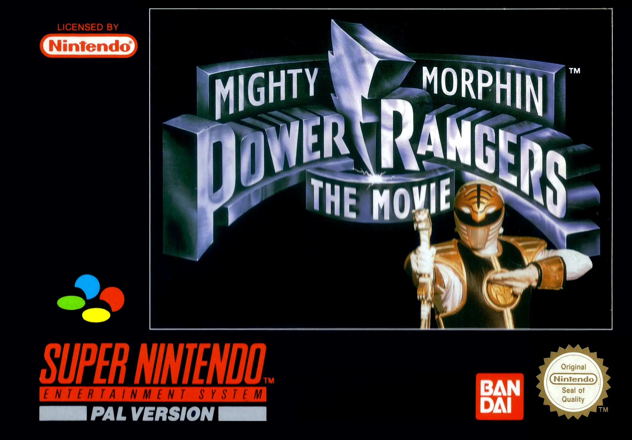 Game | Super Nintendo SNES | Mighty Morphin Power Rangers The Movie Physical Video Games Game Nintendo