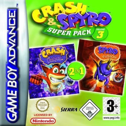 Game | Nintendo Game Boy Advance GBA | Crash & Spyro Superpack Vol 3 Physical Video Games Game Nintendo