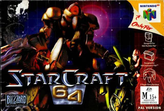 Game | Nintendo N64 | Starcraft 64 Physical Video Games Game Nintendo