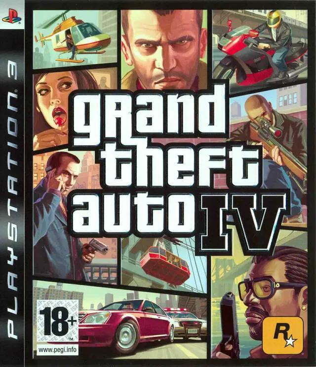 Game | Sony PlayStation PS3 | Grand Theft Auto GTA IV Physical Video Games Game Sony