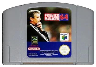 Game | Nintendo N64 | Premier Manager 64 Physical Video Games Game Nintendo