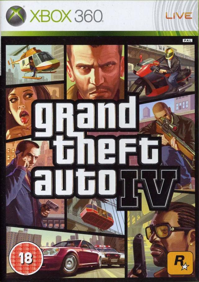 Game | Xbox 360 | Grand Theft Auto IV Physical Video Games Game Microsoft