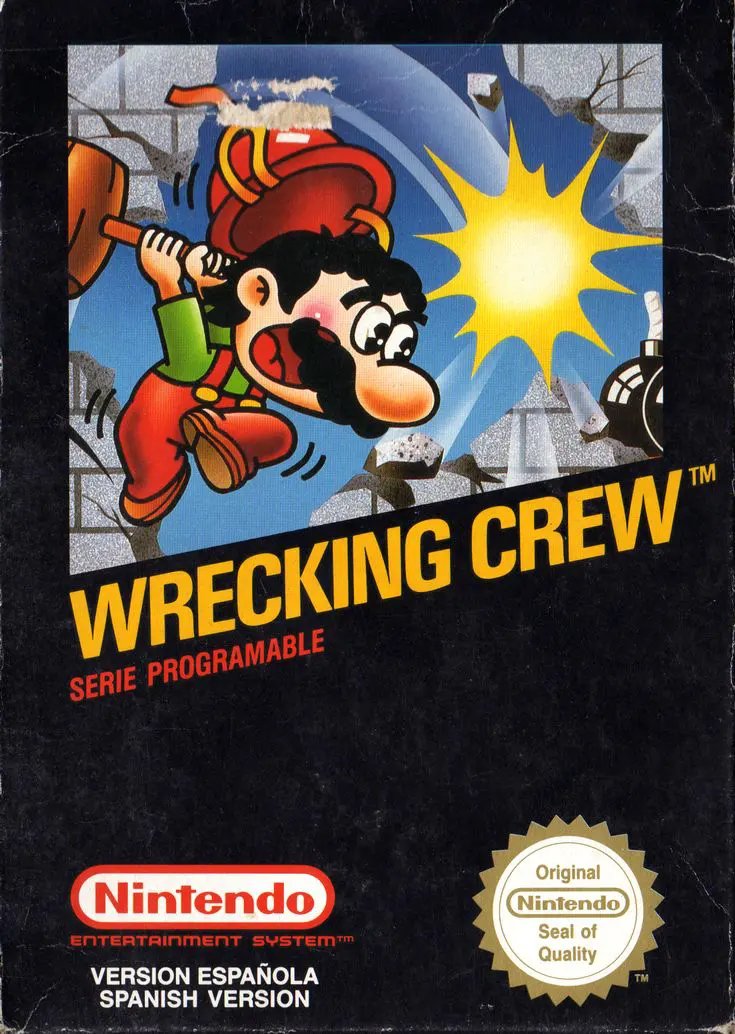 Game | Nintendo NES | Wrecking Crew Physical Video Games Game Nintendo