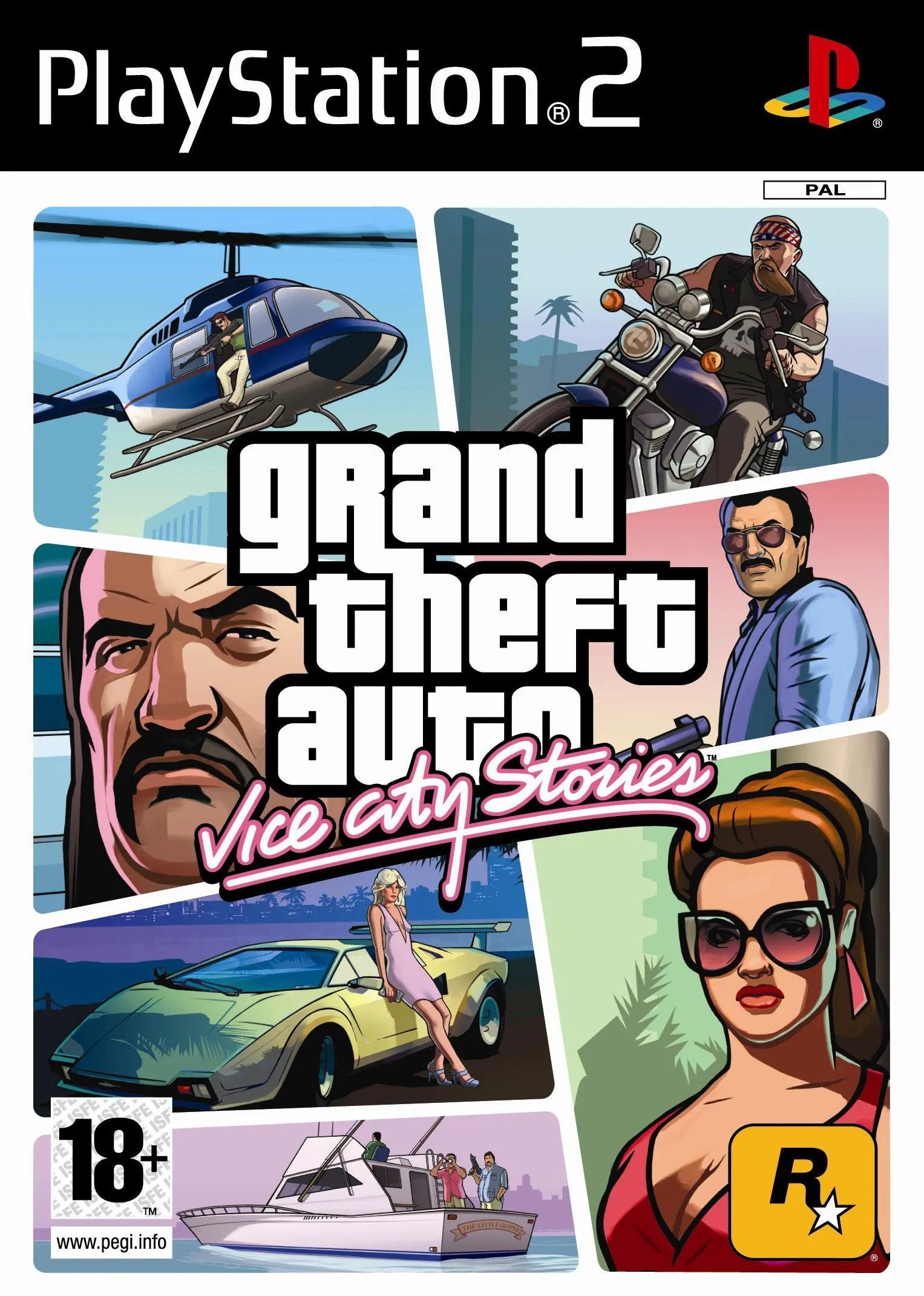 Game | Sony PlayStation PS2 | Grand Theft Auto Vice City Stories Physical Video Games Game Sony
