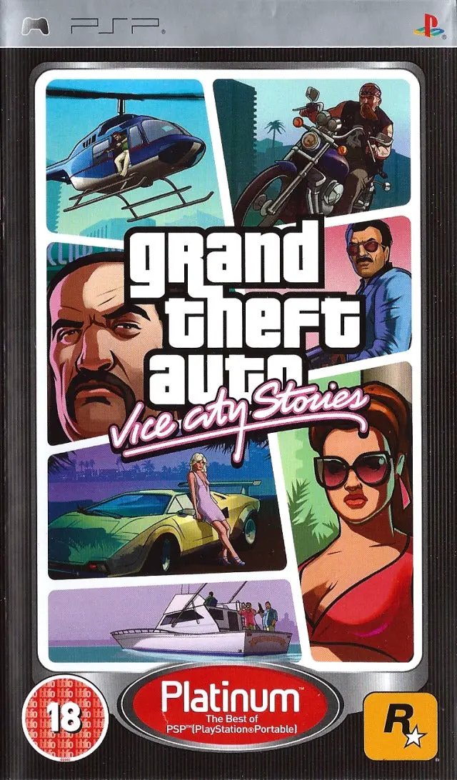 Game | Sony PSP | Grand Theft Auto: Vice City Stories (Platinum) Physical Video Games Game Sony