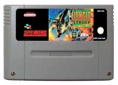 Game | Super Nintendo SNES | Jungle Strike Physical Video Games Game Nintendo