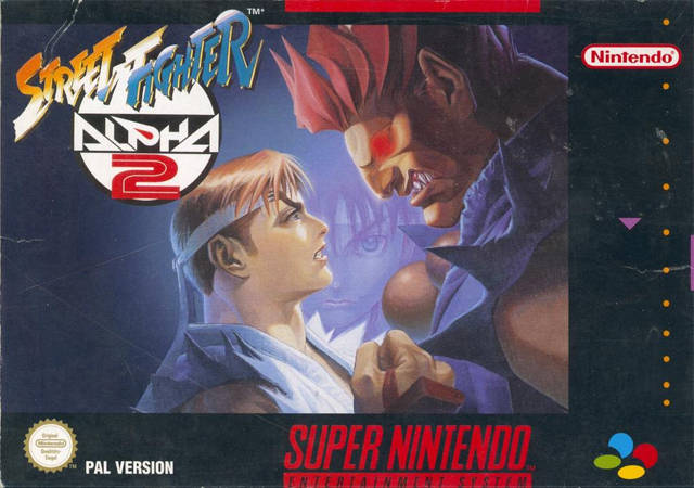 Game Super Nintendo SNES Street Fighter Alpha