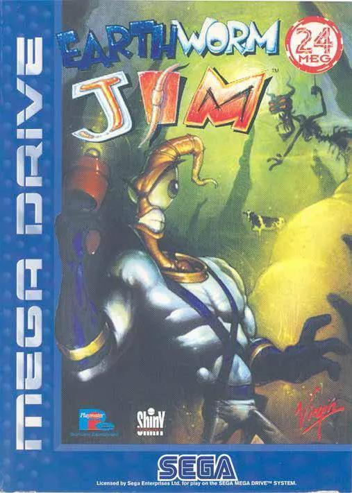 Game | Sega Mega Drive | Earthworm Jim Physical Video Games Game Sega