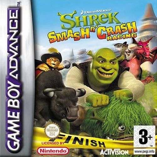 Game | Nintendo Game Boy Advance GBA | Shrek Smash N' Crash Racing Physical Video Games Game Nintendo