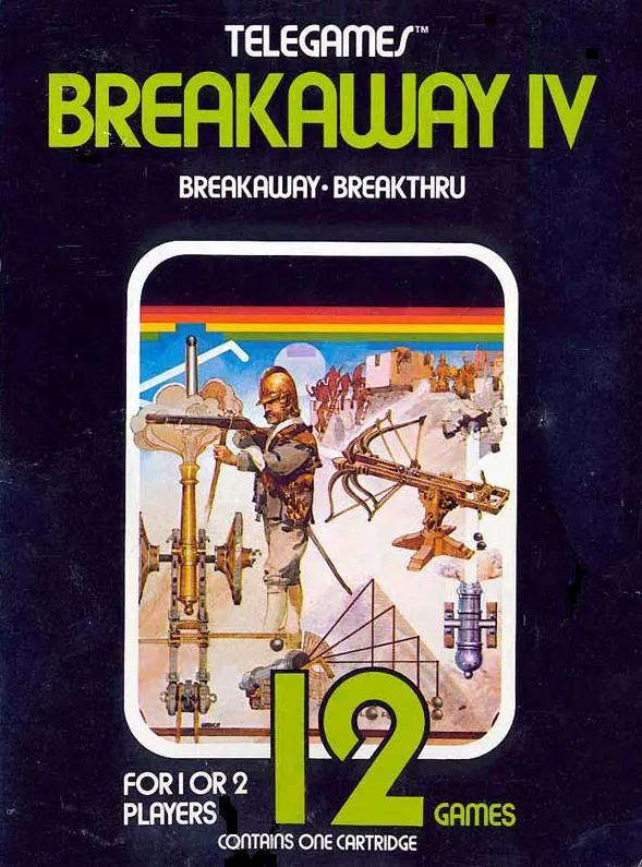 Game | Atari 2600 | Breakaway IV Physical Video Games Game Atari