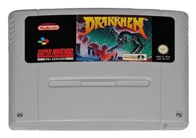 Game | Super Nintendo SNES | Drakkhen Physical Video Games Game Nintendo